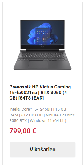 Gaming prenosnik za začetnike in budget kupce